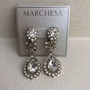Marchesa crystal drop earring